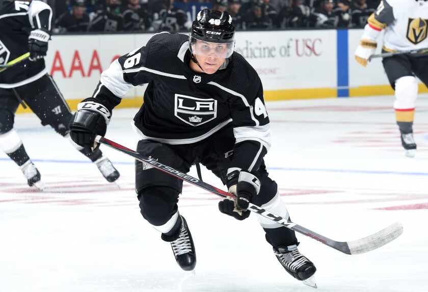 Blake Lizotte's decision to leave college for Kings wasn't easy - Los ...