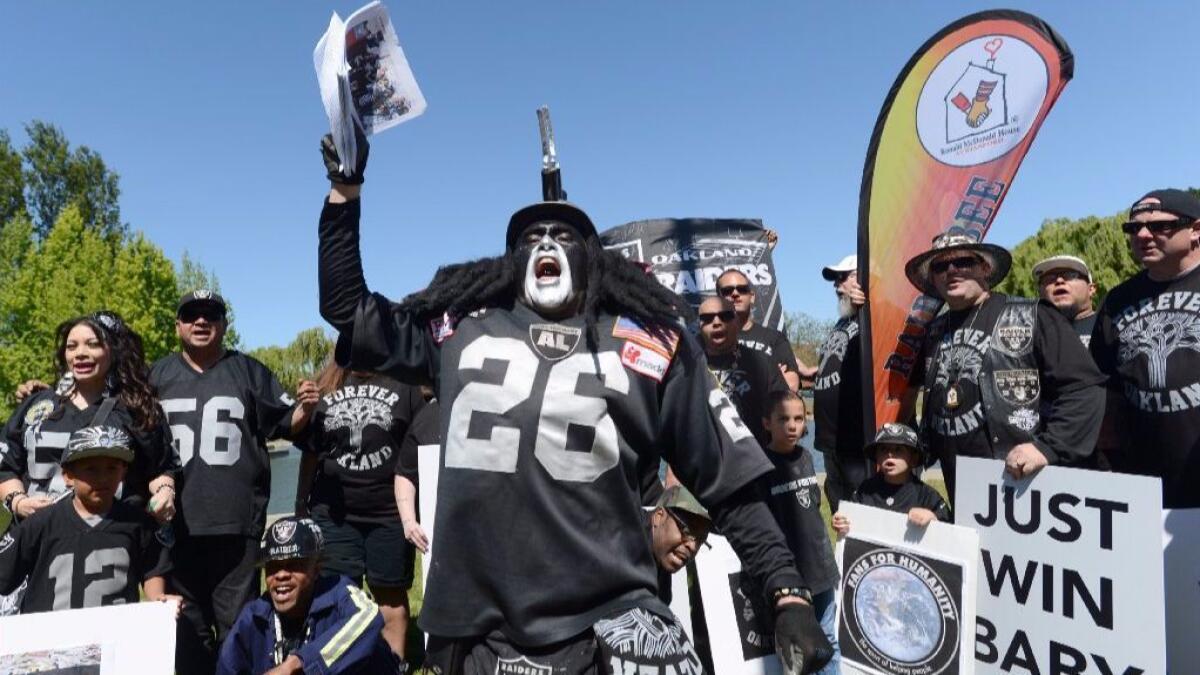 Raiders leaving Oakland where every Sunday was Halloween