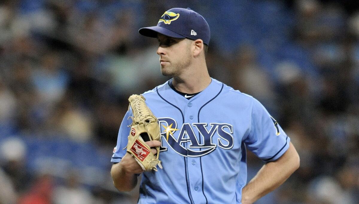 Tampa Bay Rays reliever Adam Kolarek pitches during a baseball game against the Chicago White Sox on July 21.