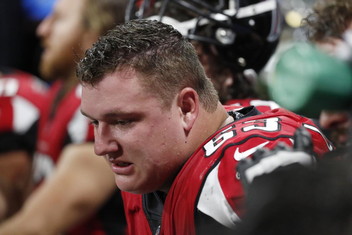 Lindstrom: Falcons' O-line must 'do better' to protect Ryan - The