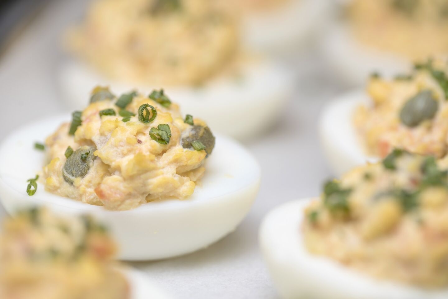 New Year's Eve deviled eggs