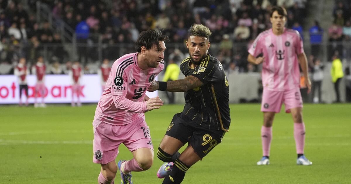 LAFC, Lionel Messi skorsuz tutuyor, Inter Miami'yi kazanıyor