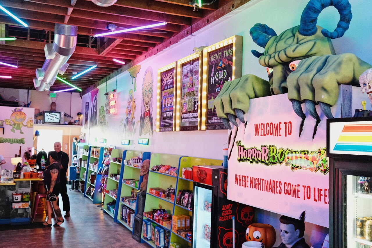 Retro candies, zombie-themed chips, ghost-branded coffee and large-scale movie characters