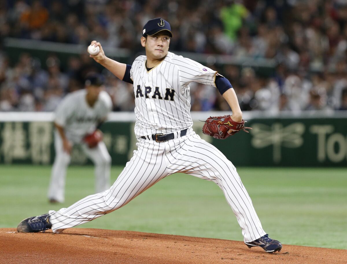 Tomoyuki Sugano is another pitcher the Angels could chase  if Trevor Bauer remains out of reach.