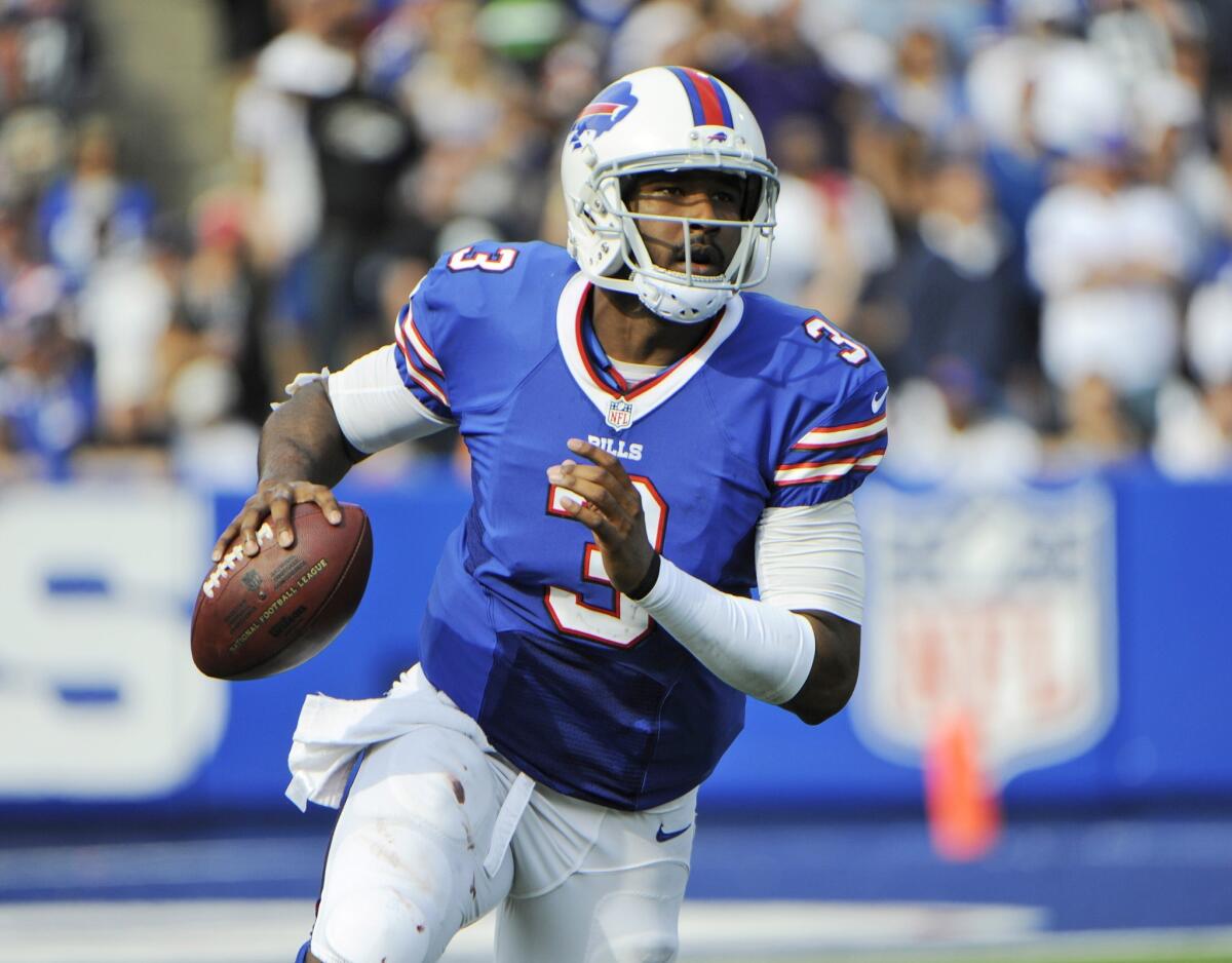Buffalo quarterback EJ Manuel should be back under center Sunday when the Bills play the Pittsburgh Steelers.