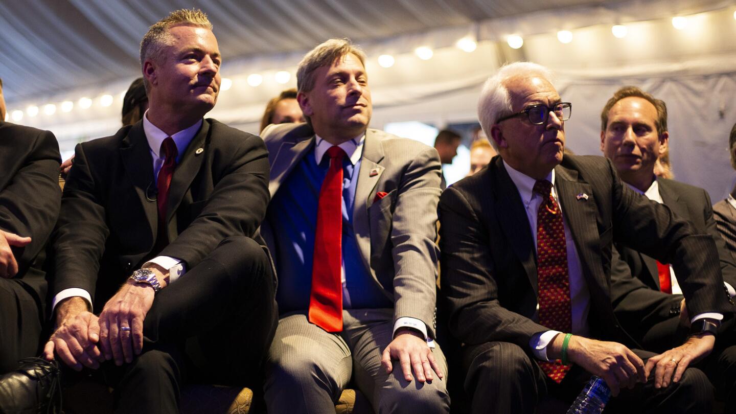 California Republicans gather for their convention in San Diego