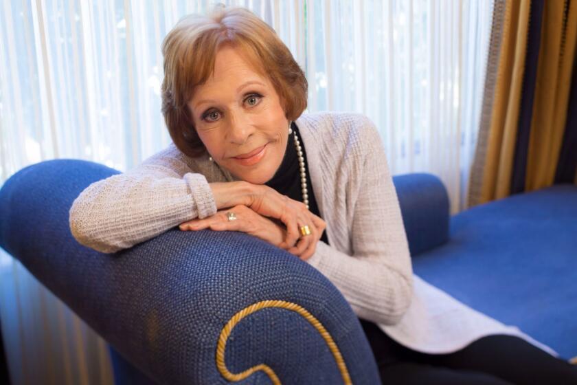 PASADENA - CA - JANUARY 07, 2016 - Actress Carol Burnett photographed at the Langham Hotel in Pasadena, January 07, 2016. Burnett is receiving the Screen Actors Guild Life Achievement Award on Jannuary 30. (Ricardo DeAratanha/Los Angeles Times)