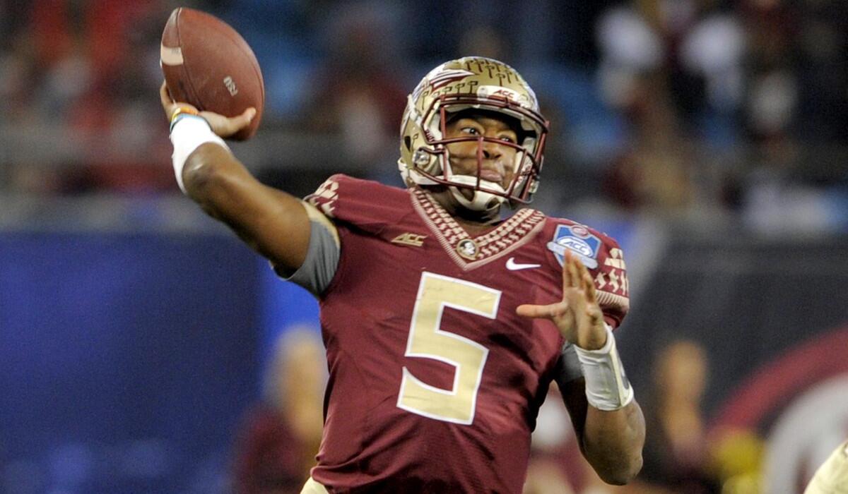 Quarterback Jameis Winston leads the Florida State Seminoles into the first-ever College Football Playoff.