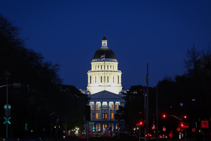 SACRAMENTO-CA-MARCH 12, 2024: The California State Capitol in Sacramento is photographed on March 12, 2024. (Christina House / Los Angeles Times)