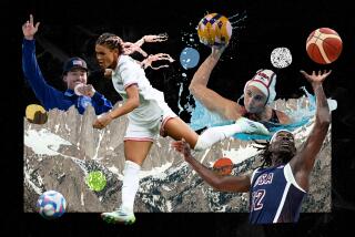 A collage including, from left, Nyjah Houston, Trinity Rodman, Maddie Musselman and Jrue Holiday featuring Mt. Whitney.