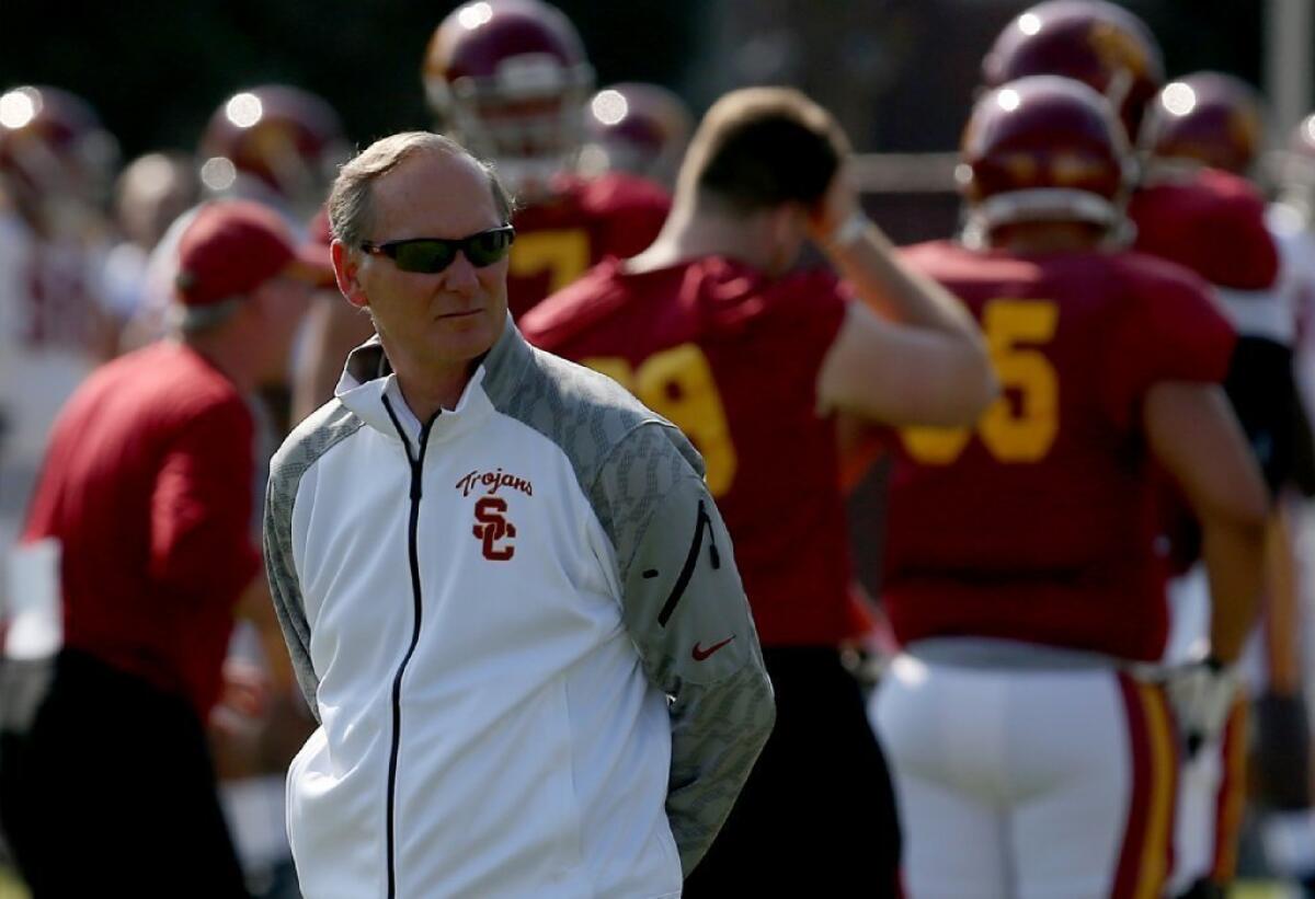 USC Athletic Director Pat Haden is one of the members of the College Football Playoff selection committee.