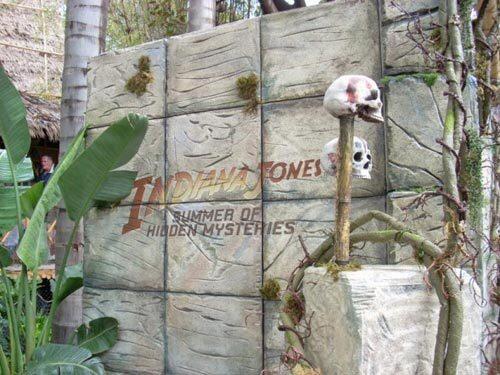 At Disneyland, this is the season of Hollywood synergy as the parks grand old Adventureland district takes on the khaki-colored charm of Indiana Jones with "Indiana Jones Summer of Hidden Mysteries" events that run through Labor Day.