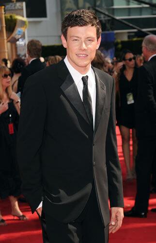 'Glee' actor Cory Monteith attends the 2010 Emmy Awards.