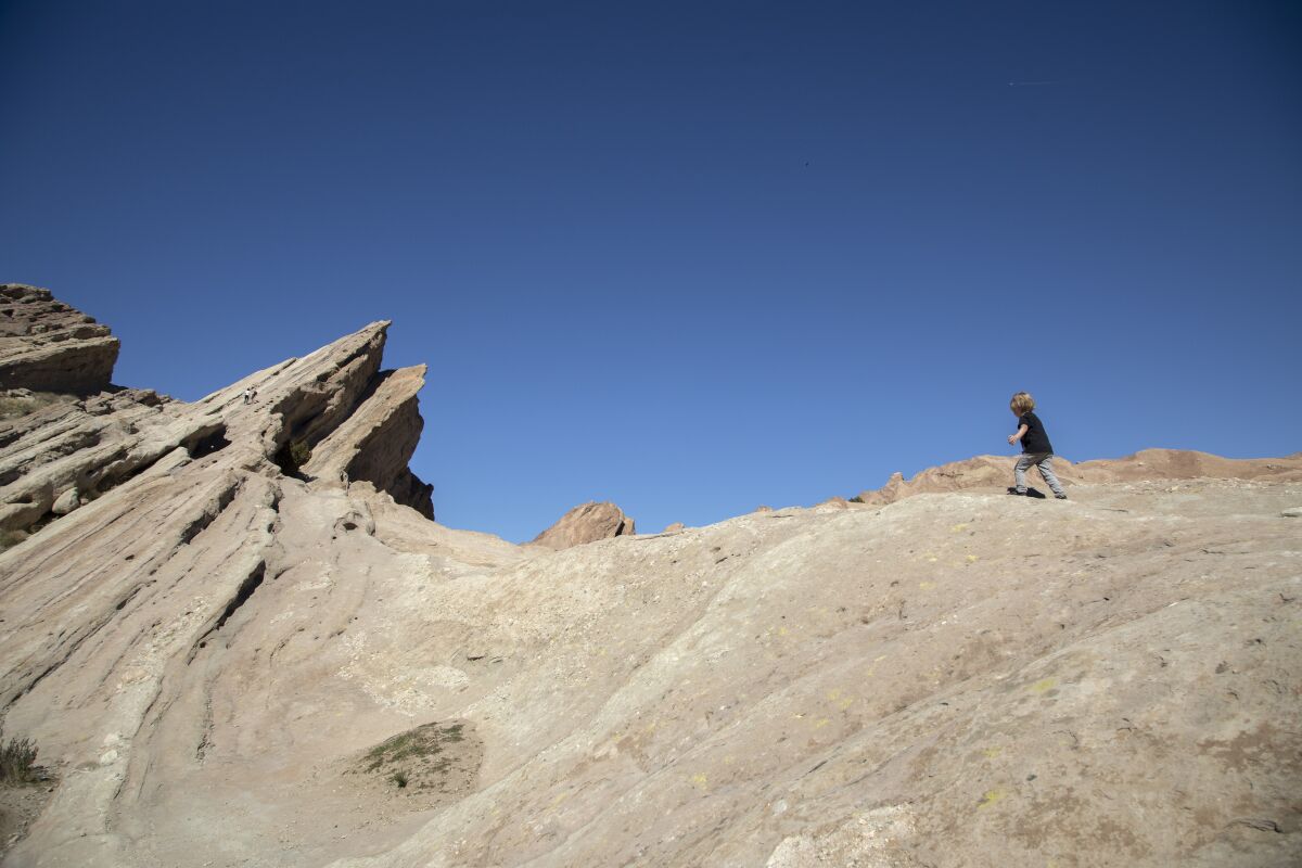Rock formations at Vasquez Rocks Natural Area