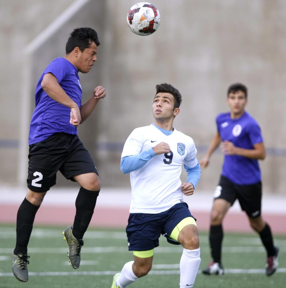 Photo Gallery: Crescenta Valley High School boys soccer vs. Hoover High School