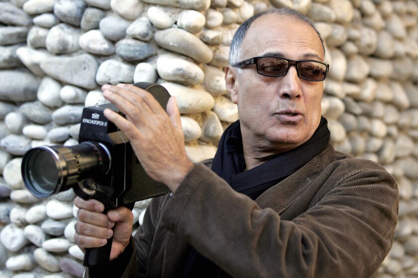 Iranian filmmaker Abbas Kiarostami on Dec. 4, 2007, in Nice, France.
