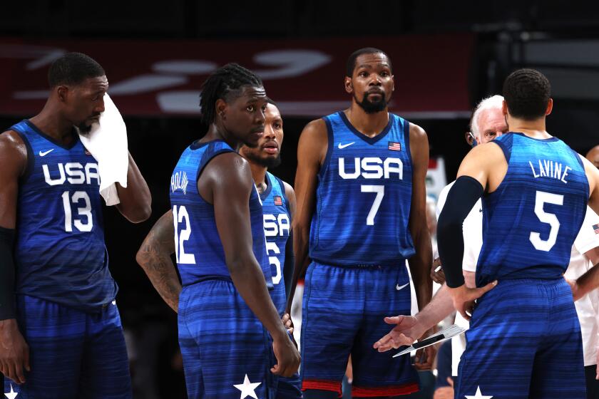 Tokyo, Japan, Sunday, July 25, 2021 - Men's Basketball, USA vs. France.