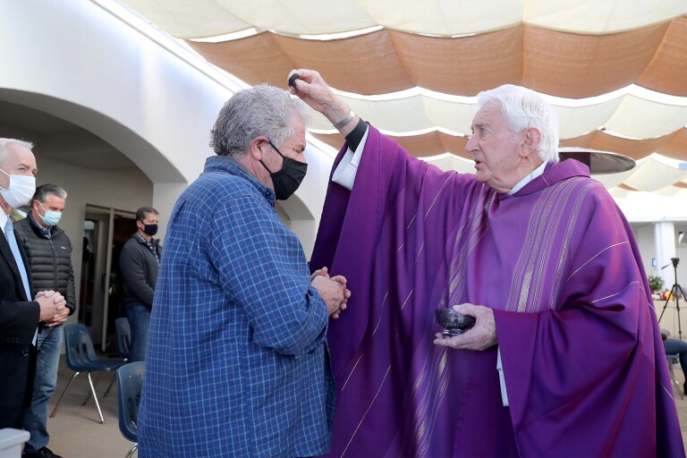 Orange County Christians mark Ash Wednesday with COVID19