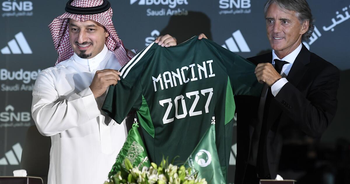 Mancini set to get started with Saudi team in international friendlies