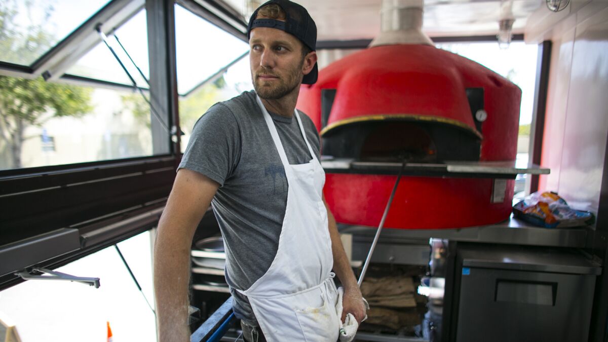 Erik Vose is head chef and owner of Vivace Pizzeria food truck.
