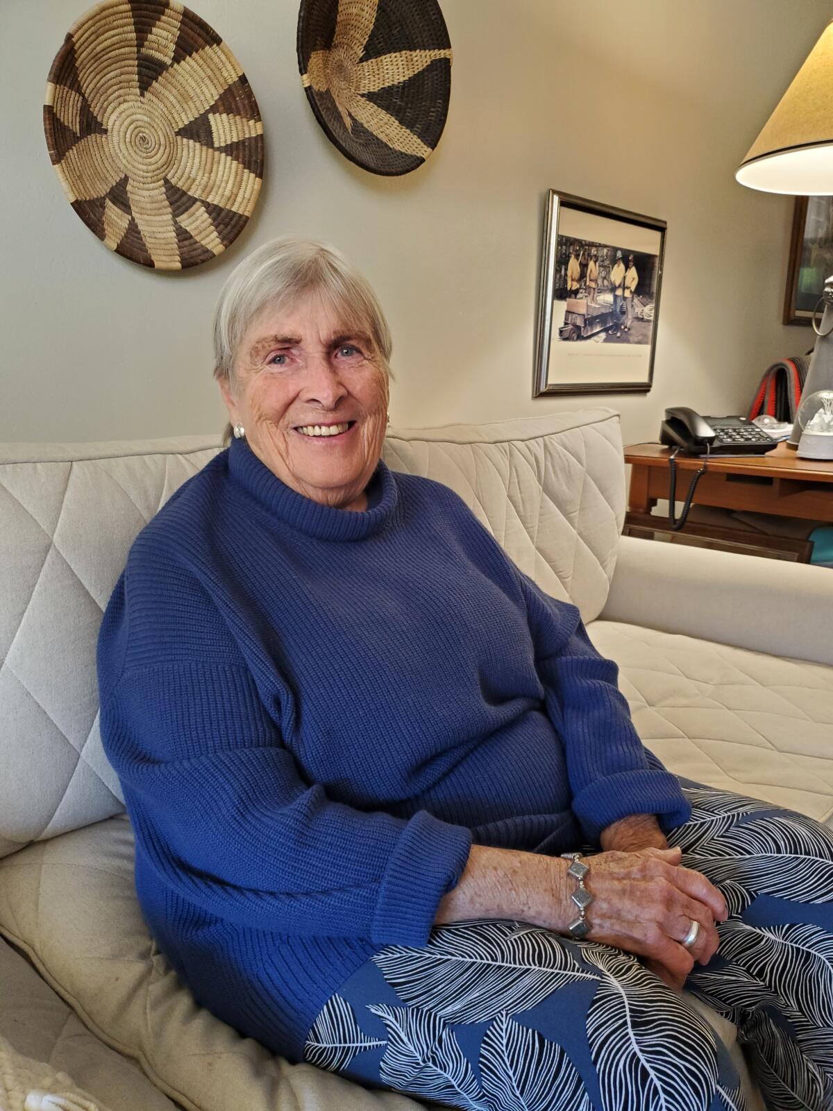 White Sands resident Lois Ream delivers food and clothing to homeless people weekly.