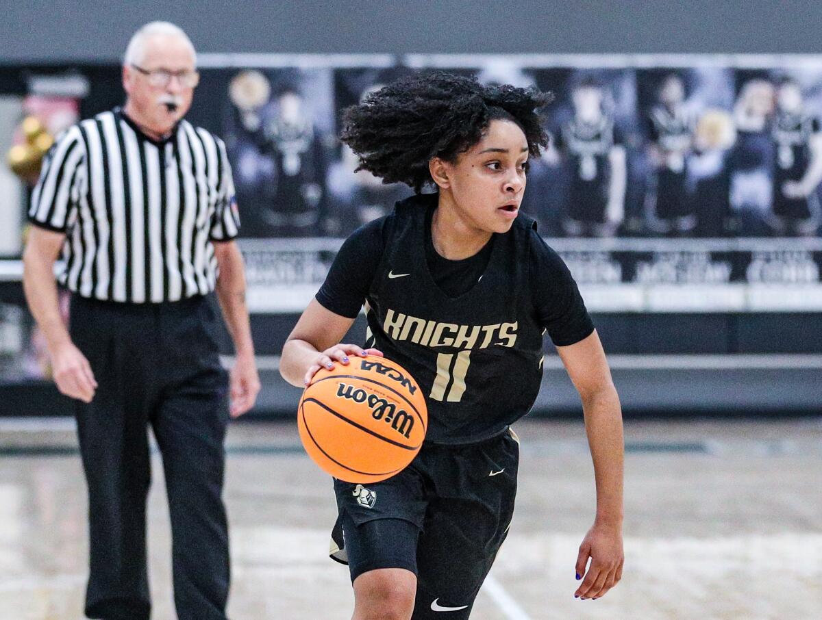 Freshman guard Kaleena Smith of Ontario Christian has been one of the top players in girls basketball.