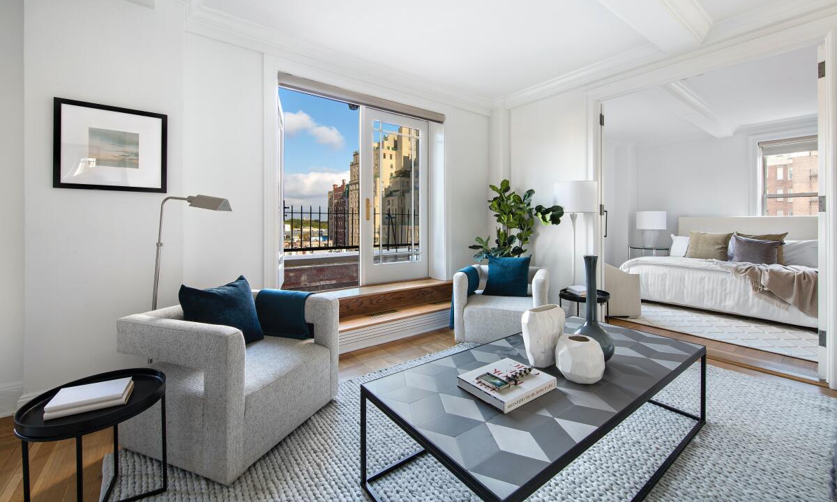 Chuck Magione's two-bedroom place on New York City's Upper West Side.