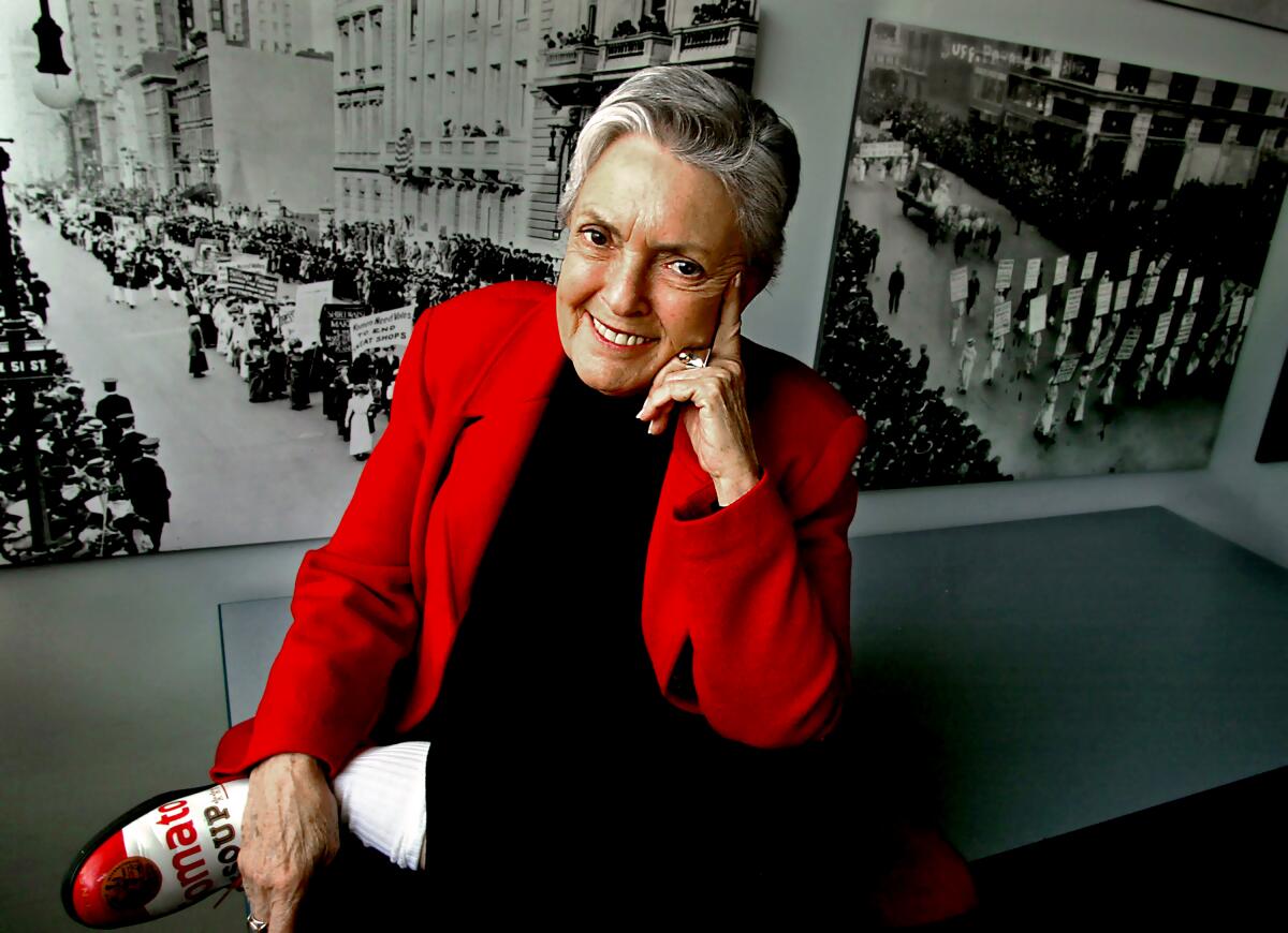 Peg Yorkin is one of the co–founders of the Los Angeles chapter of the Feminist Majority