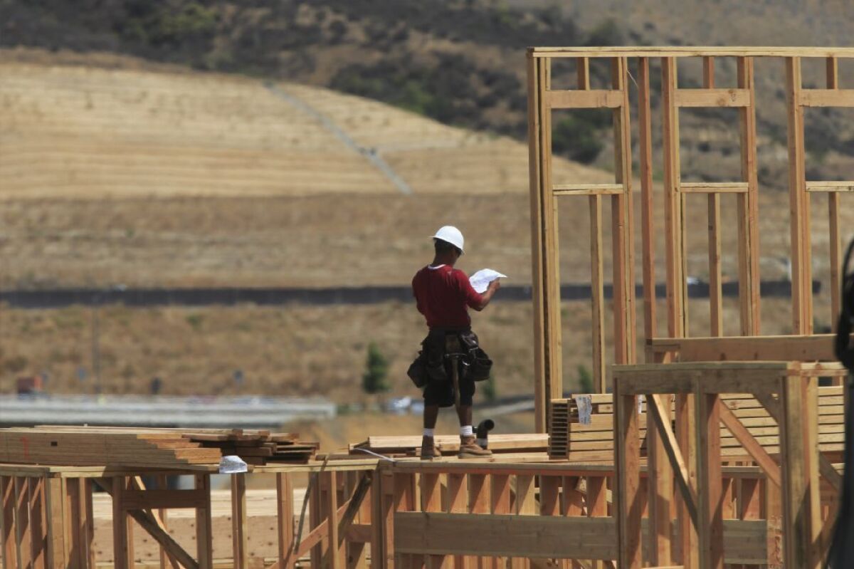 Millions of consumers whose credit was ruined by mortgage delinquencies and foreclosures will be able to apply for home loans again in coming years. File photo shows home construction in San Juan Capistrano, Calif.