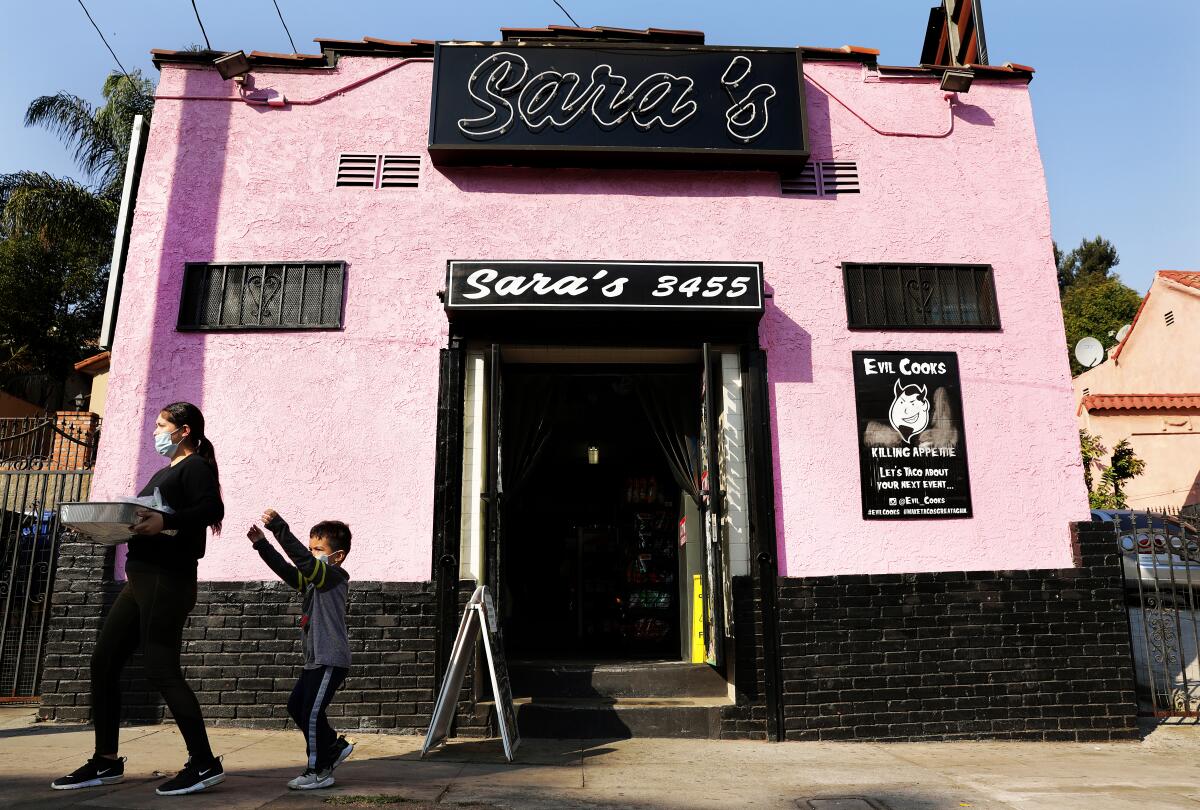 Sara's Market in Los Angeles' City Terrace neighborhood.