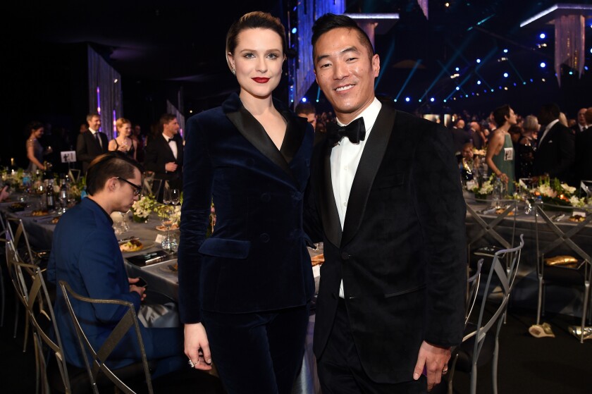 Evan Rachel Wood and Leonardo Nam