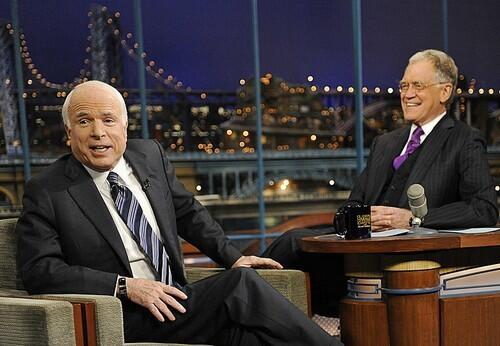 John McCain and David Letterman
