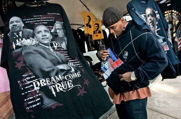 Obama T-shirt vendor