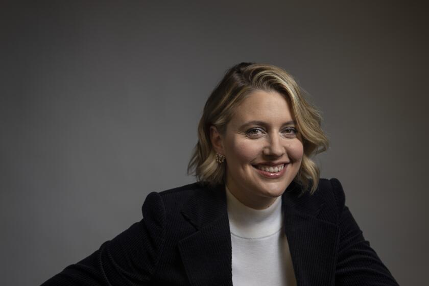 BURBANK, CA --OCTOBER 27, 2019 —Director Greta Gerwig is photographed in promotion of her film, “Little Women,” before the Los Angeles Times’ Envelope Roundtable of directors, at Machinima Studios, in Burbank, CA, Oct 27, 2019. (Jay L. Clendenin / Los Angeles Times)