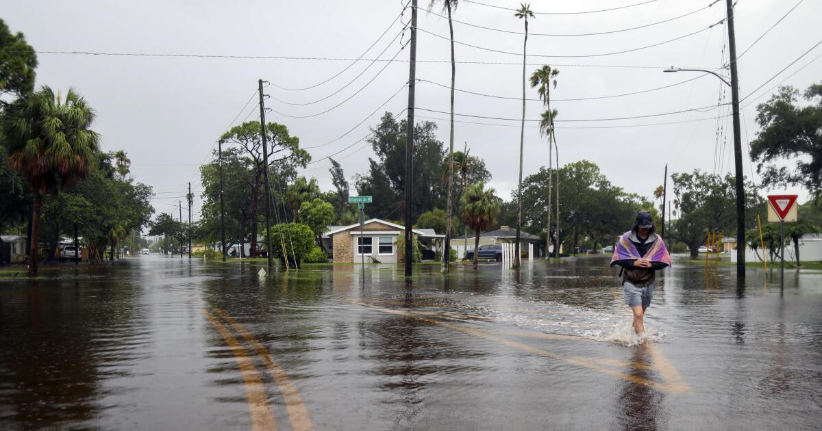 Tropical Storm Debby causes flooding in Florida; threatens Georgia and the Carolinas