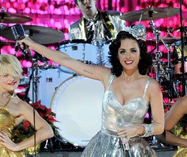 Singer Katy Perry performs