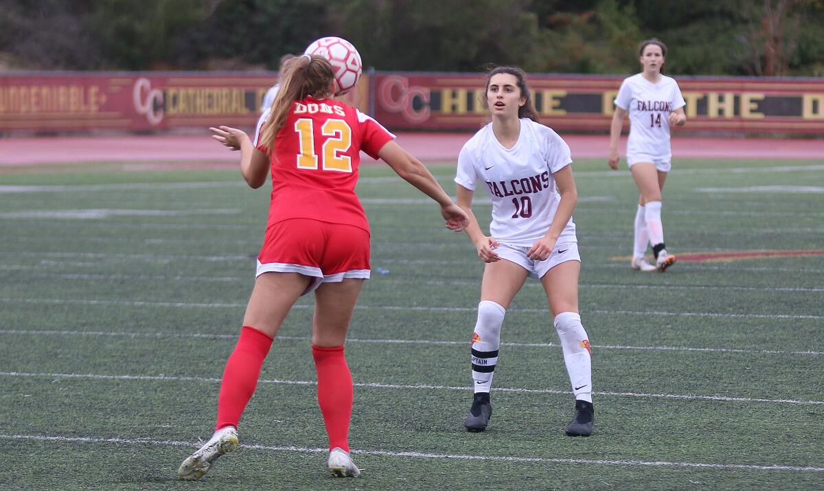 Torrey Pines senior Tatum Lenain (#10).