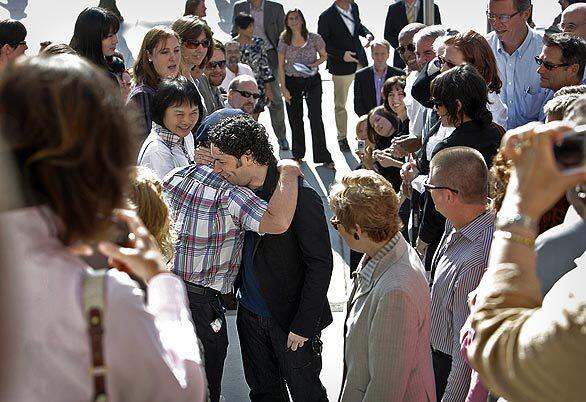 Gustavo Dudamel arrives