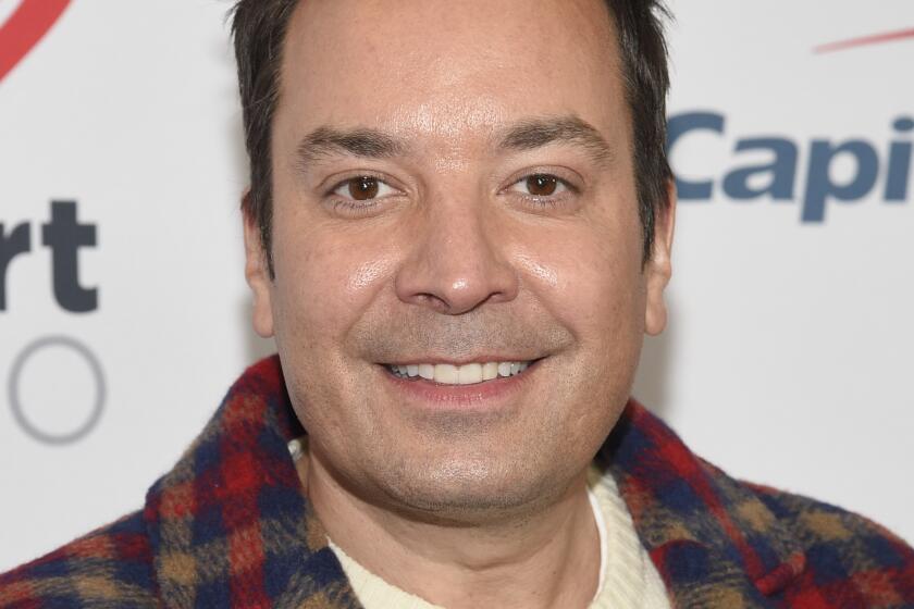 Jimmy Fallon attends Z100's iHeartRadio Jingle Ball at Madison Square Garden on Friday, Dec. 10, 2021, in New York. (Photo by Evan Agostini/Invision/AP)
