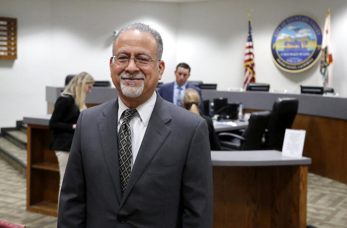 Raul Godinez II was appointed as the interim city manager for the city of Fountain Valley on Tuesday.