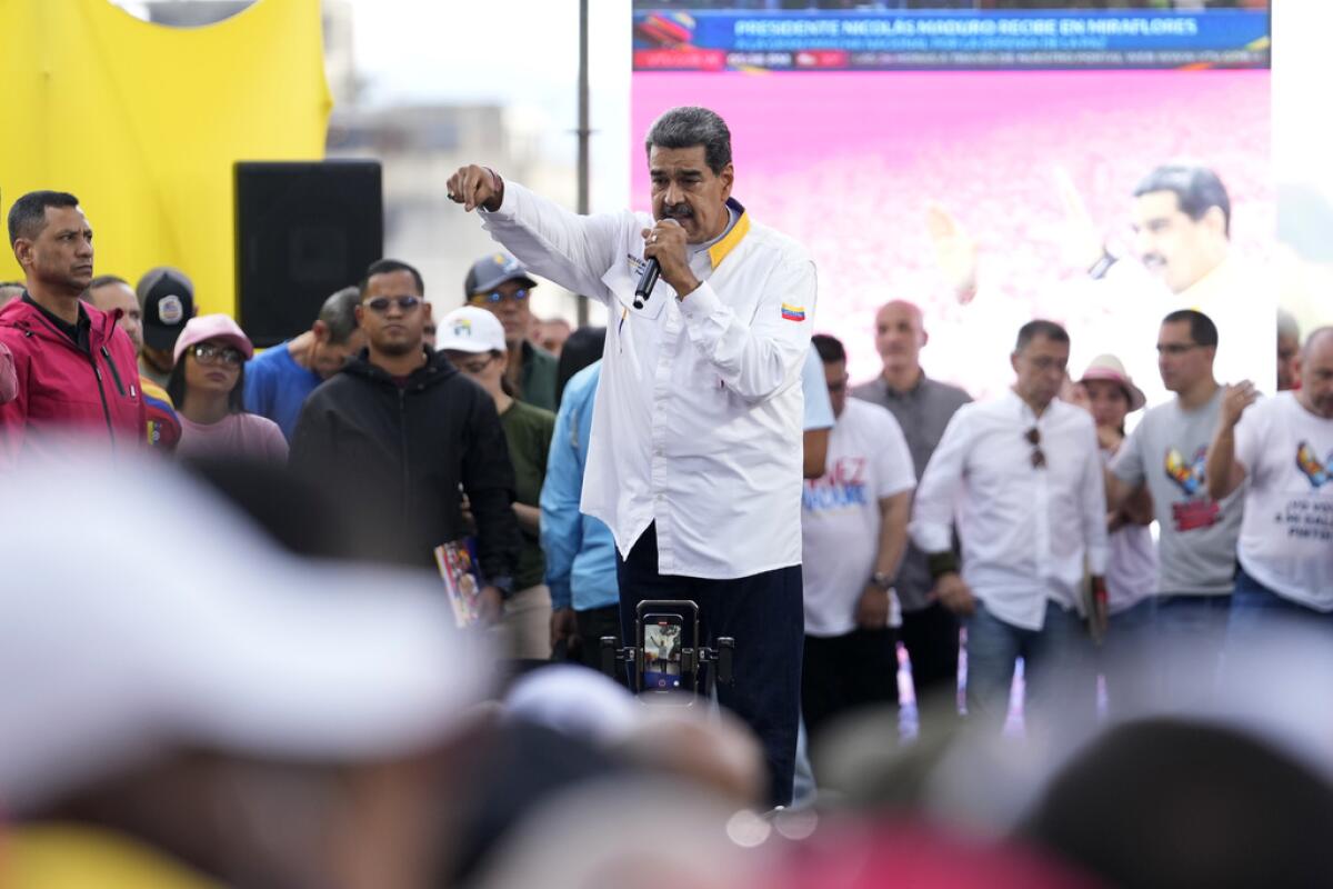 El presidente Nicolás Maduro 