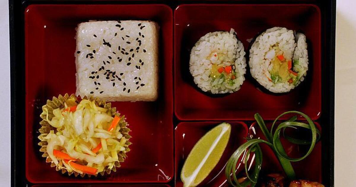 Sushi bento box - Recette