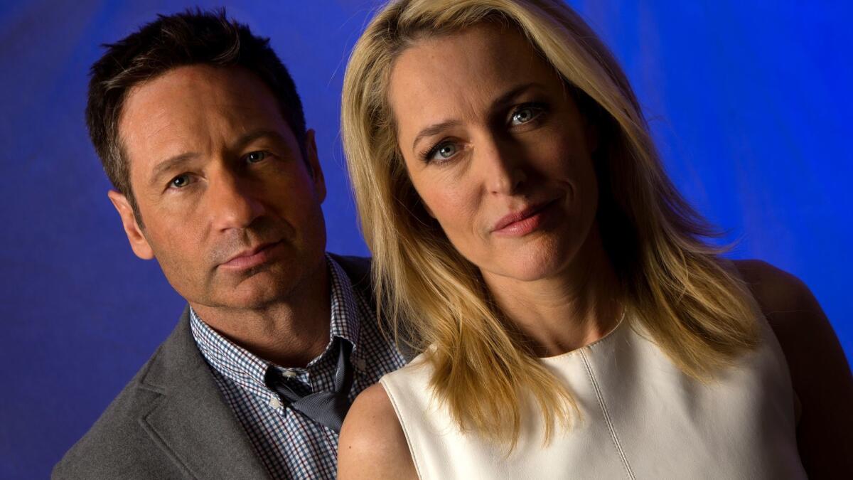 David Duchovny and Gillian Anderson returned for the new "X-Files" series.