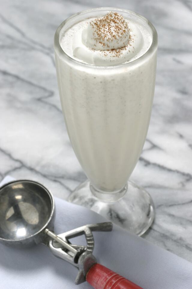 Pazzo Gelato's cinnamon milkshake