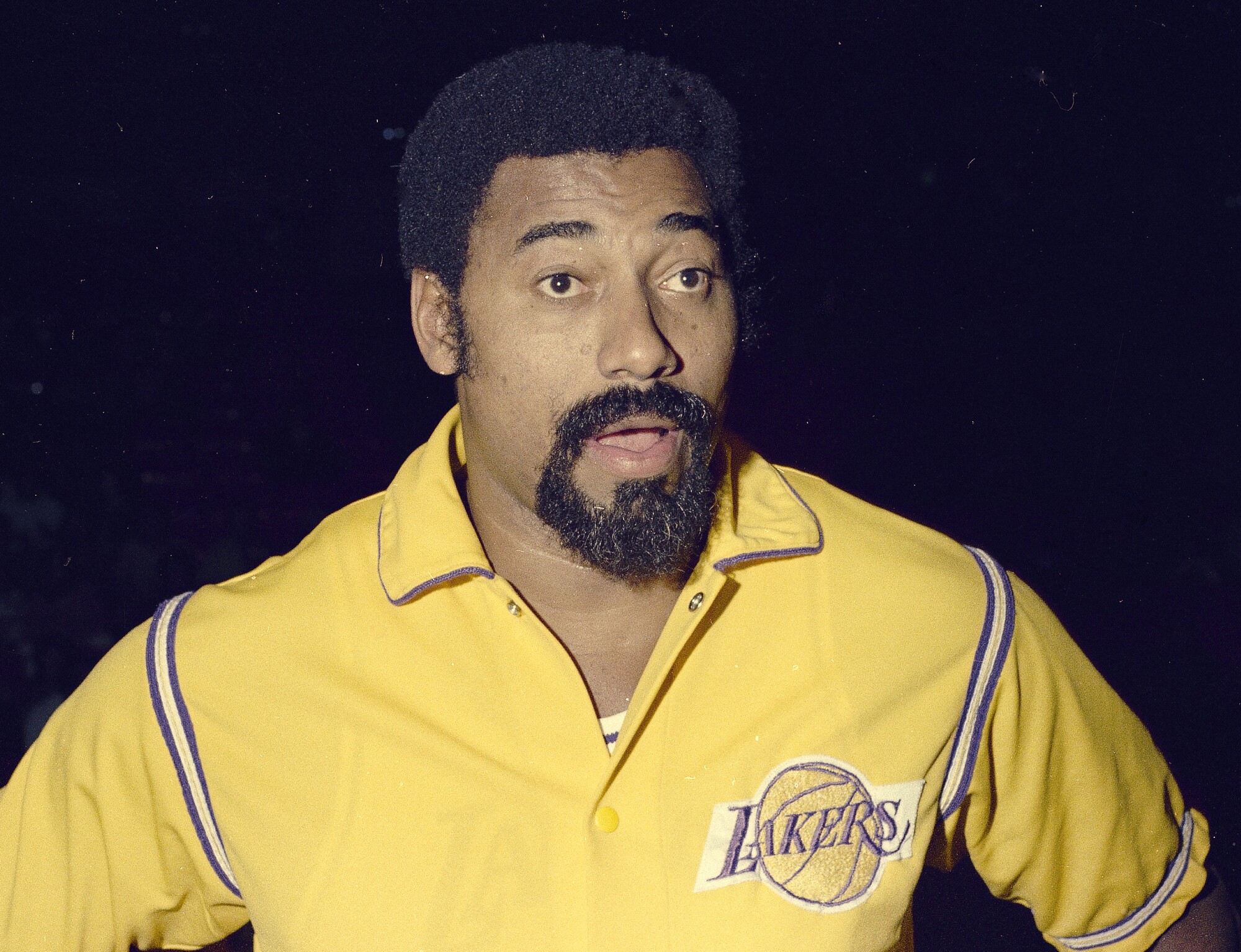 Lakers star Wilt Chamberlain in 1973.