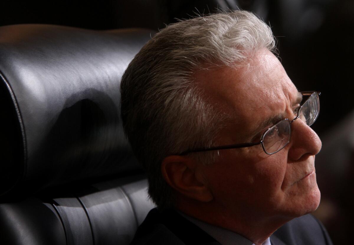 Los Angeles City Councilman Paul Krekorian listens during a council meeting at City Hall on March 3, 2012.