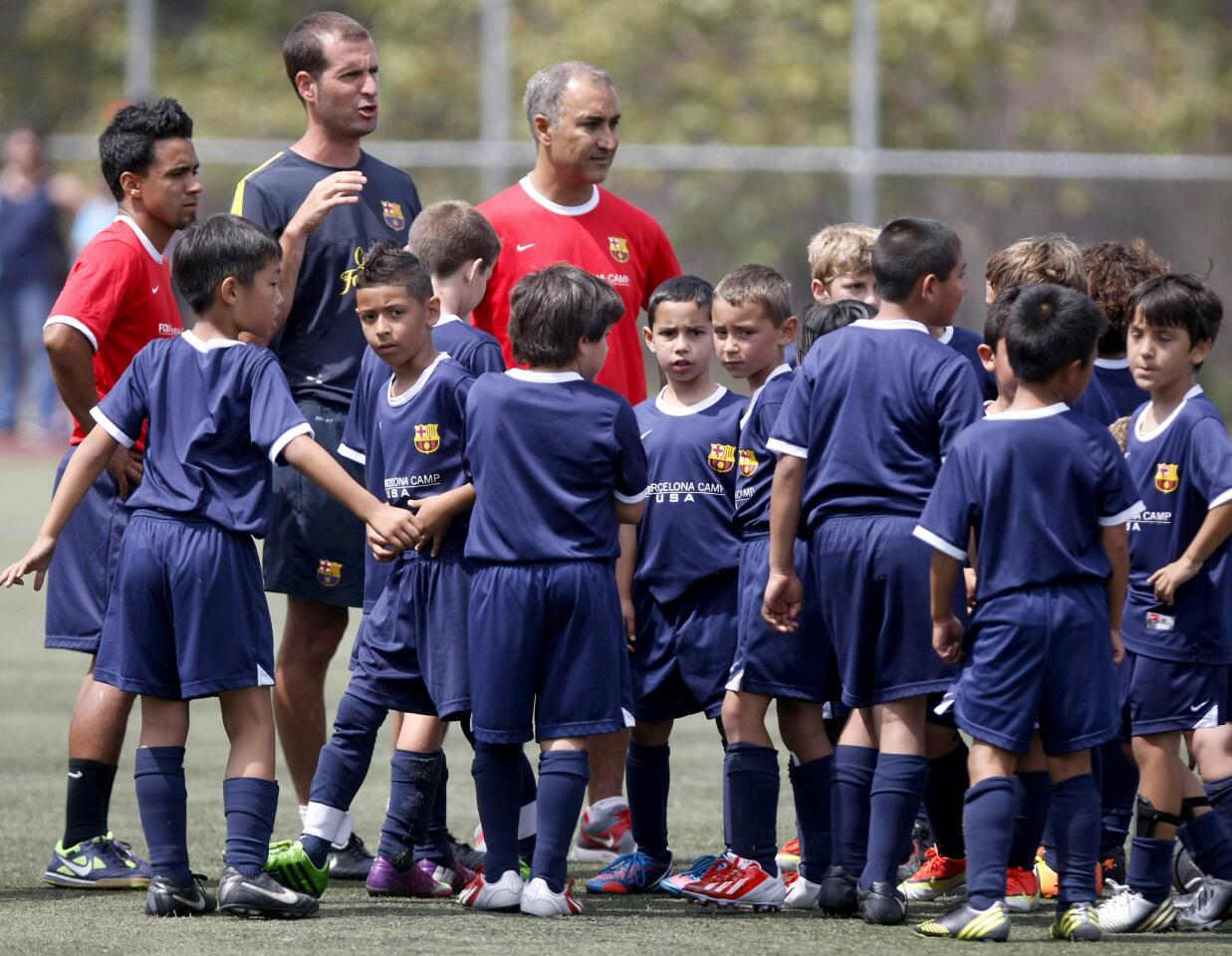 Photo Gallery: FC Barcelona soccer camp at Glendale Sports Complex