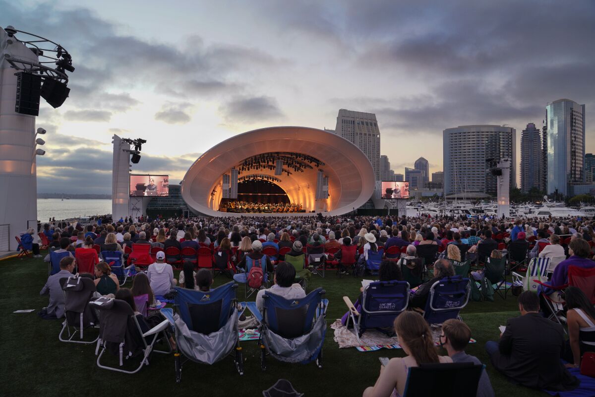 The Rady Shell at Jacobs Park San Diego gala opening concert