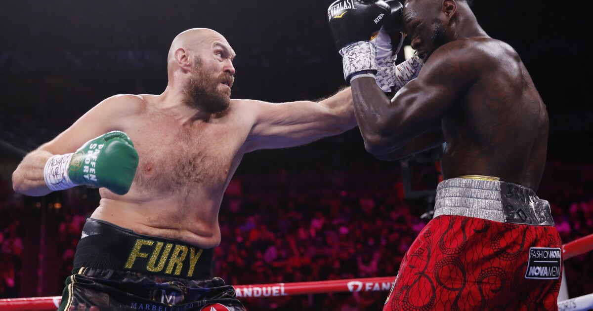 Tyson Fury Earns Tko Victory Over Deontay Wilder Los Angeles Times Tyson Fury Earns Tko Victory Over Deontay Wilder Los Angeles Times