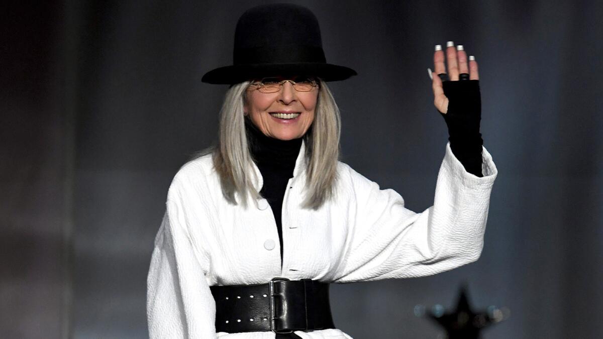 Diane Keaton is a longtime Allen collaborator, appearing in eight of the director's films, including "Annie Hall" and "Manhattan."